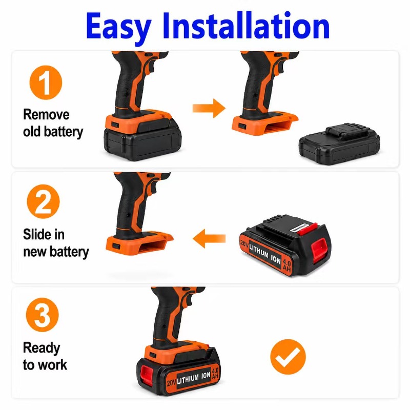 Batería de Repuesto de Litio B - Black+Decker Tool Cordless reseña y precio