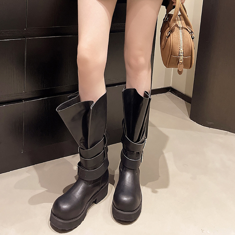 Botas altas de caballero con t - Pipe Bending Spring reseña y precio