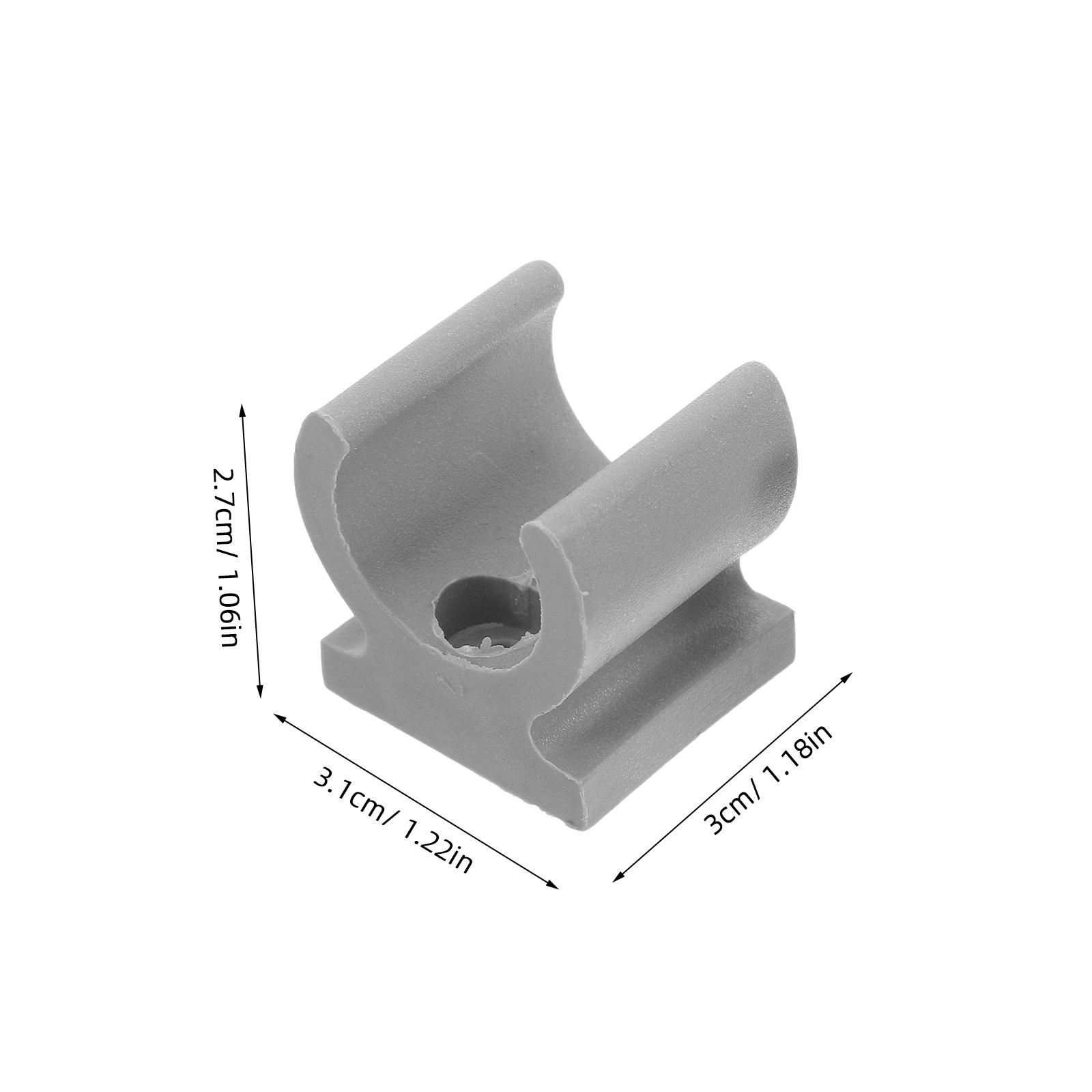 24 piezas de abrazaderas de tu - Plastic Pipe Clip reseña y precio